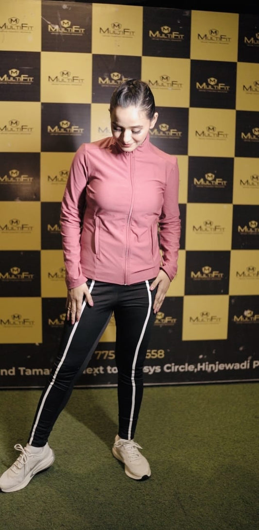 Multifunctional Quick-Drying Striped Pattern High Elastic Track Pants and gym yoga pants.