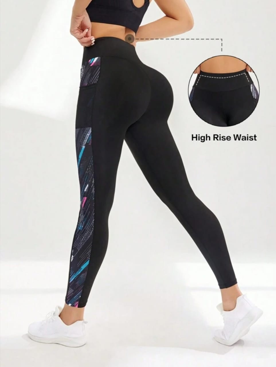 Sport Studio Trending Women's High Waist Mobile Pocket gym/yoga/daily wear track pants.
