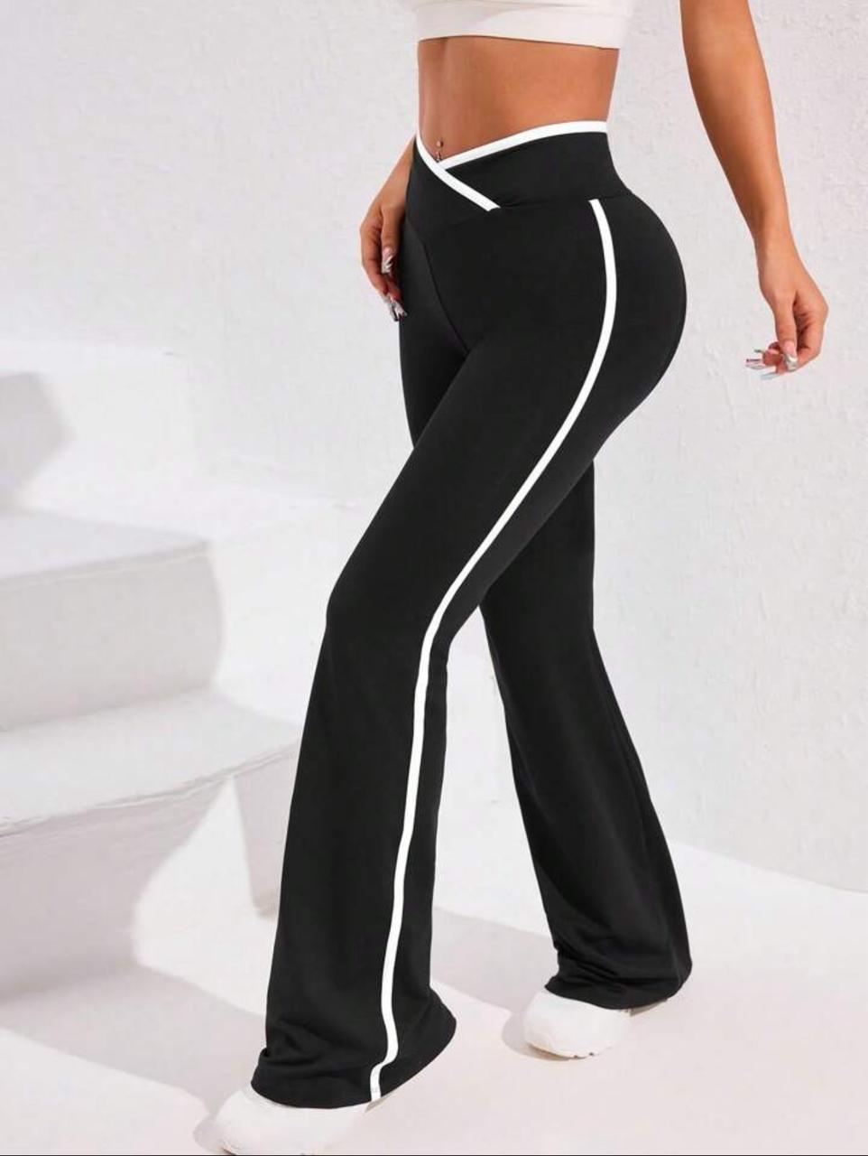 Women's 4-Way Stretch Crossover Waist Track Pants