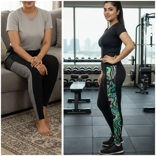 Pack of 2 Trendy Track Pants – Side Panel Design With Net Pocket.