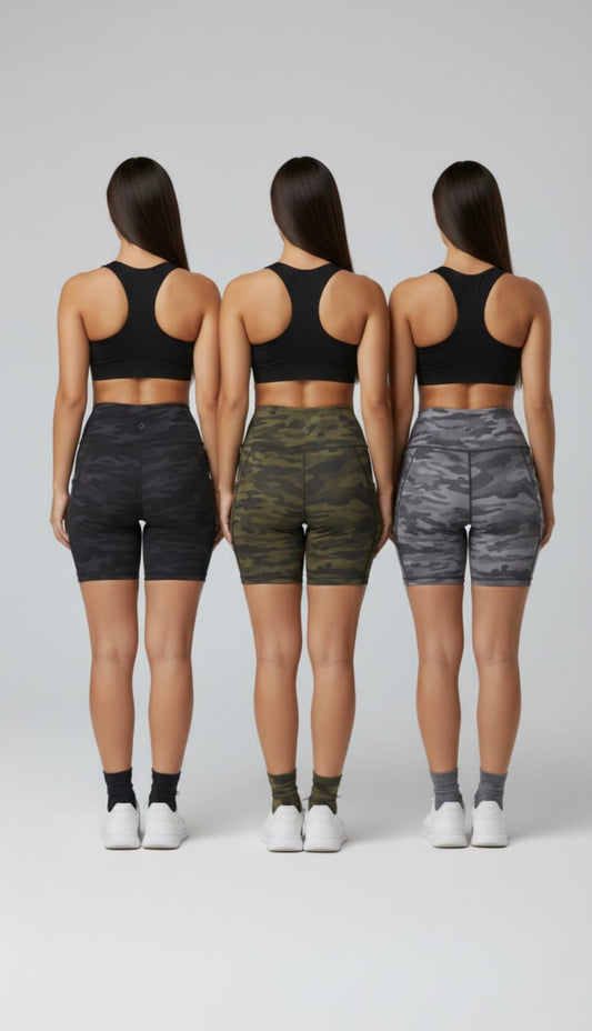 Camo Shorts Pack Of 3 Piece As Shown
