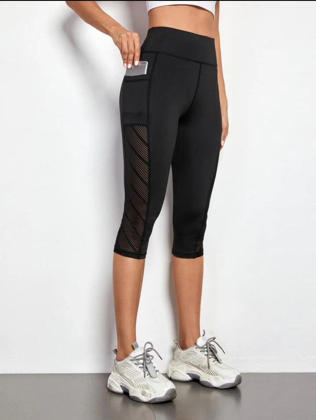 Sport Gameset Marled Mid-Calf Length Yoga Leggings