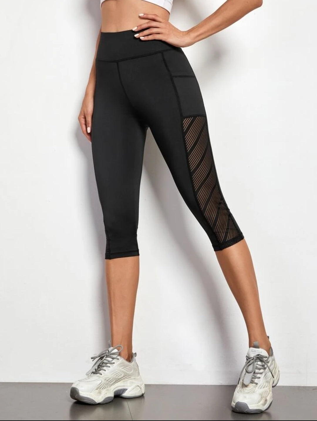 Sport Gameset Marled Mid-Calf Length Yoga Leggings
