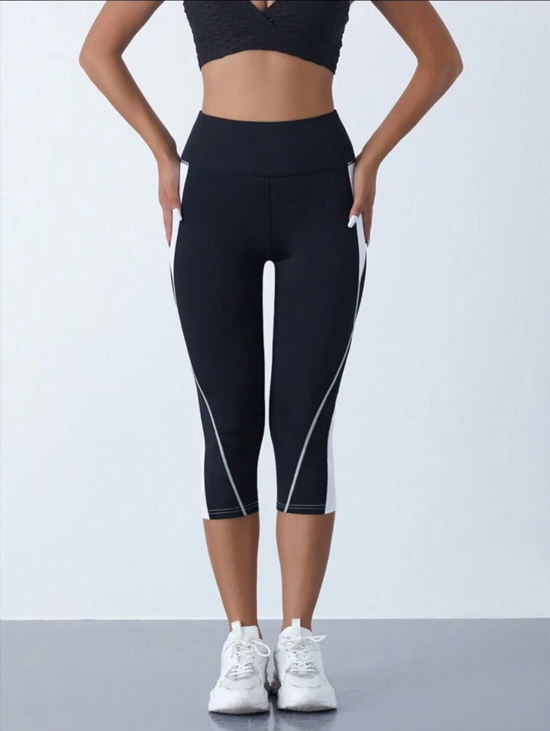 Women's Sports Yoga 3/4 Length Capri