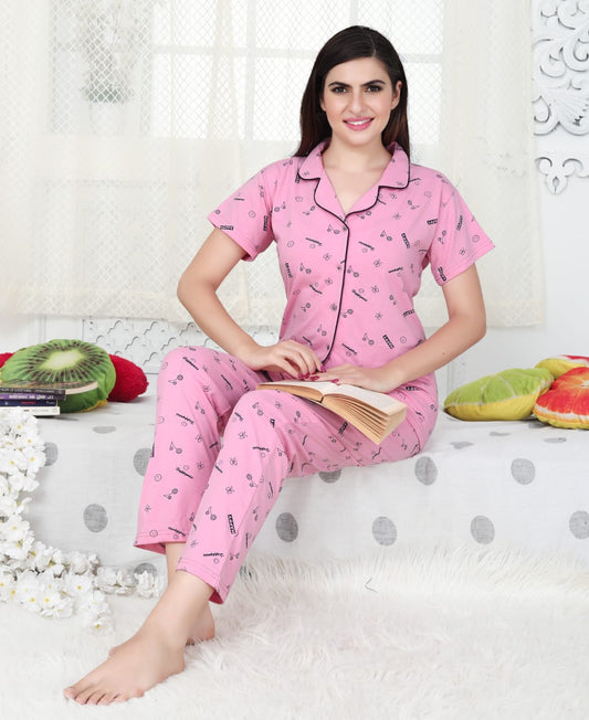 Pure Cotton Night Suit
